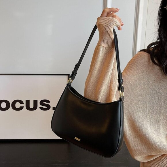 Small PU Leather Shoulder Bag Crossbody Y2K Vintage Party Handbag - Picture 7 of 10